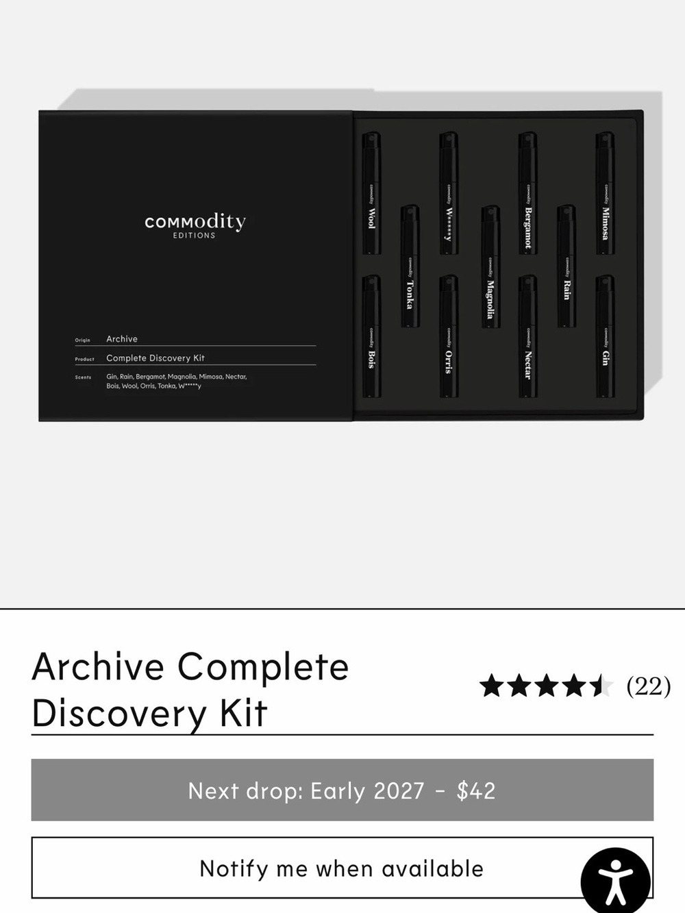 Commodity Archive Complete Discovery Kit Set